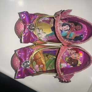 Disney Pink and Gold Kids Dress Shoes